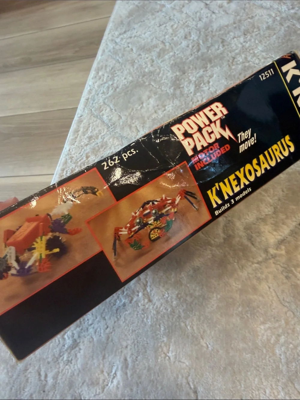 New Vintage K’Nex OSAURUS Building Set - Red, Orange, Yellow